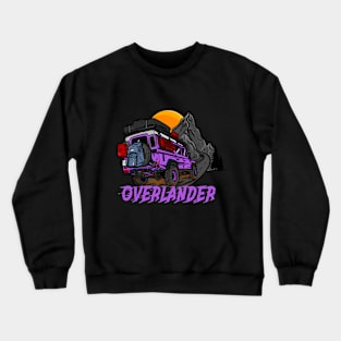 Land Cruiser Adventure Seeker - Purple Crewneck Sweatshirt